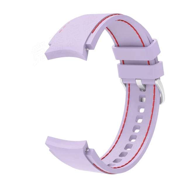 20mm Samsung silicone Straps - Lavender / Red