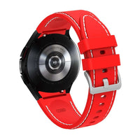 20mm Samsung silicone Straps - Red/ White
