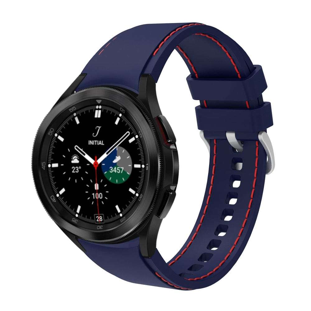 20mm Samsung silicone Straps - Blue / Red