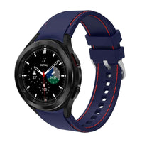 20mm Samsung silicone Straps - Blue / Red