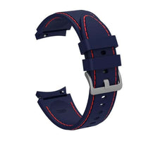 20mm Samsung silicone Straps - Blue / Red