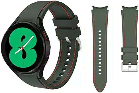 20mm Samsung silicone Straps - Green/Red