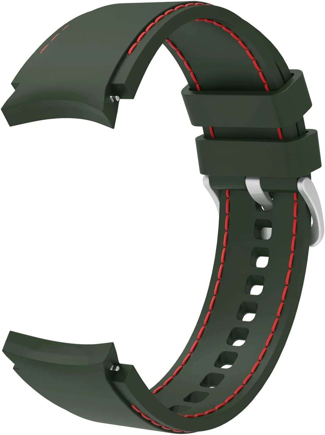 20mm Samsung silicone Straps - Green/Red