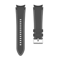 20mm Black / White Silicone straps for Samsung watch 4/5