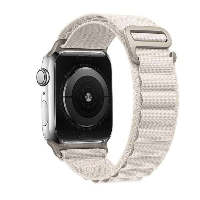 42/44/45/49 MM Star light White Alpine loop straps for Apple watches
