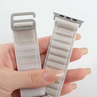 42/44/45/49 MM Star light White Alpine loop straps for Apple watches