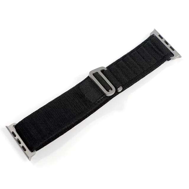 42/44/45/49 MM Black Alpine loop straps for Apple watches