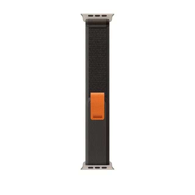 Trail Loop iwatch Bands - Black with Orange (42/44/45/49 MM)