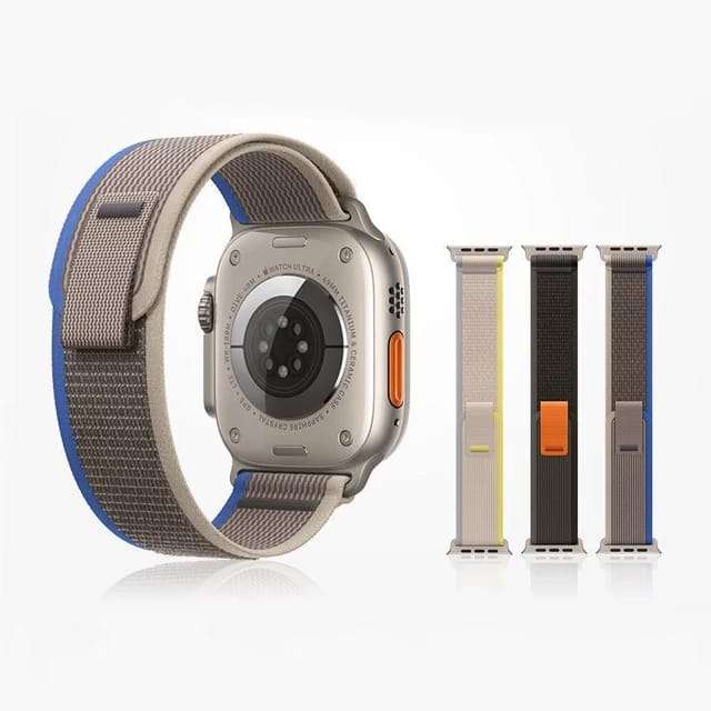 Trail Loop iwatch Bands - Yellow with Beige (38/40/41 MM)