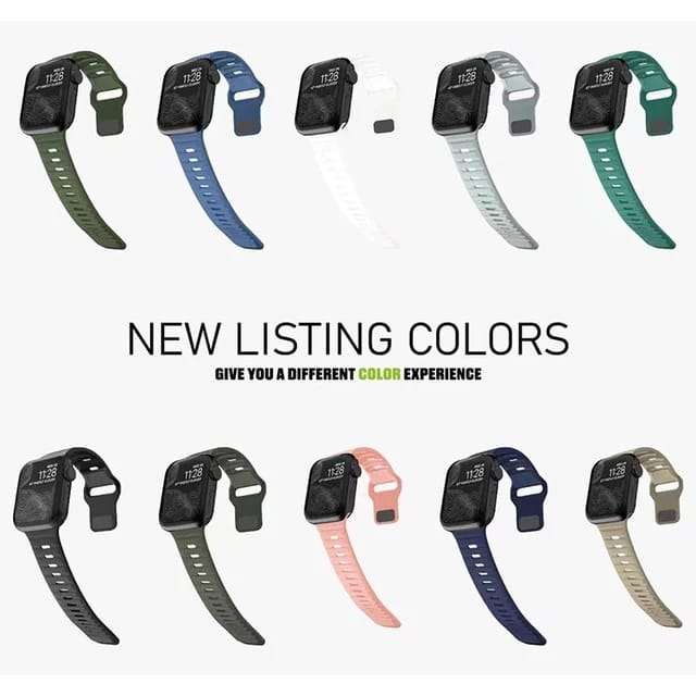 42/44/45/49 MM Sky Blue Soft Silicone straps for Apple Watches