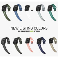 42/44/45/49 MM Sky Blue Soft Silicone straps for Apple Watches