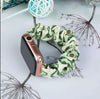 42/44/45/49 MM Avocado Printed Premium Scrunchy Bands for Apple Watches