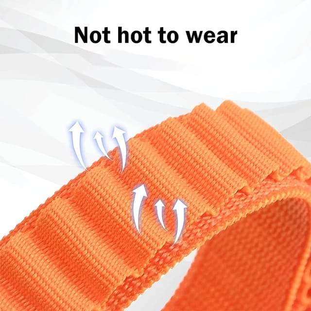22 MM Orange Alphine loop Universal Bands