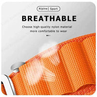 22 MM Orange Alphine loop Universal Bands