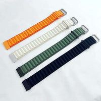 22 MM Orange Alphine loop Universal Bands