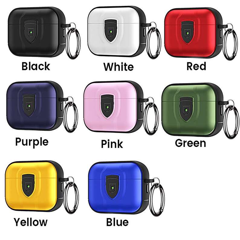 Blue Press Lock Protective case for Apple Airpods Pro 2