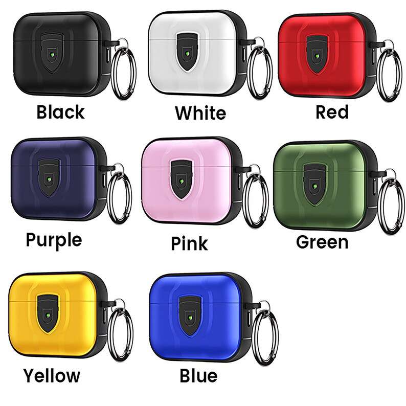 Red Press Lock Protective case for Apple Airpods Pro 2