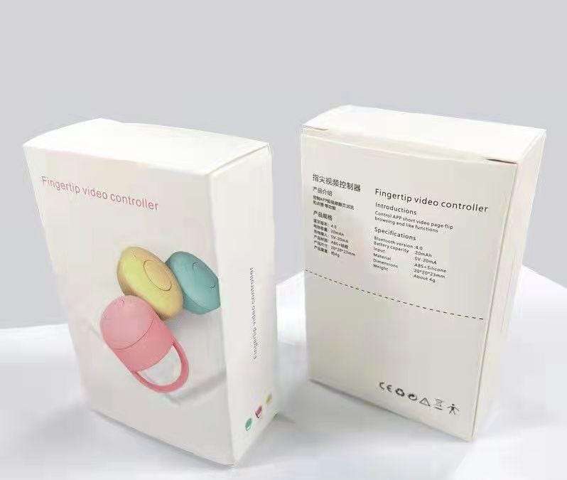 Bluetooth Fingertip Button Video Clicker for social media