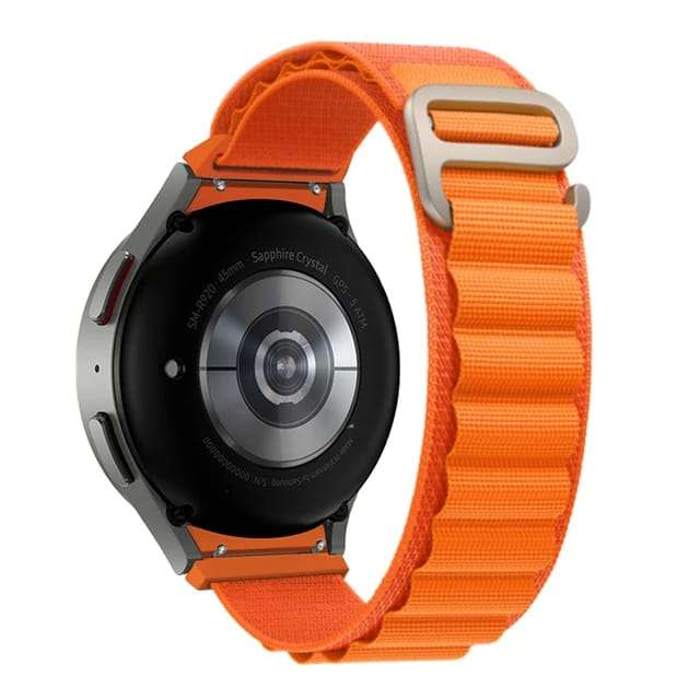 20MM Orange Alpine Loop Band for Samsung Watch 4/5