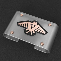 Transparent with Rose Gold Eagle Smart Watch Charms for Men