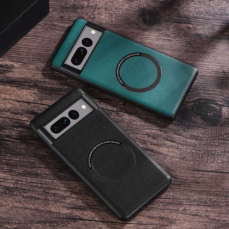 Green Slim Case Support Wireless Charging for Google Pixel 5/6/7 Series
