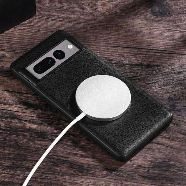 Red Slim Case Support Wireless Charging for Google Pixel 5/6/7 Series