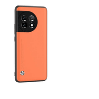 Orange PU Leather+TPU Slim Back Case for OnePlus 11