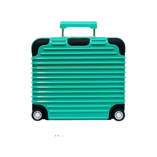 Sea Blue Luggage Suitcase Shaped case for Apple Airpods Pro 2