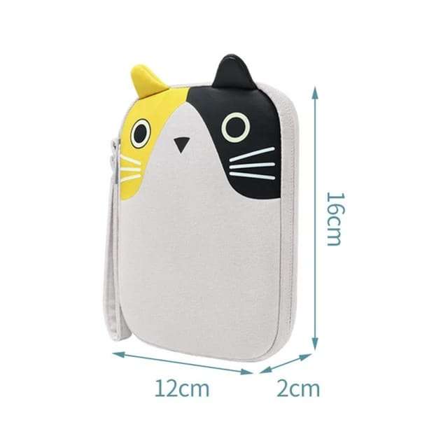 Grey Kitten Portable Organizer for Power banks &Cables