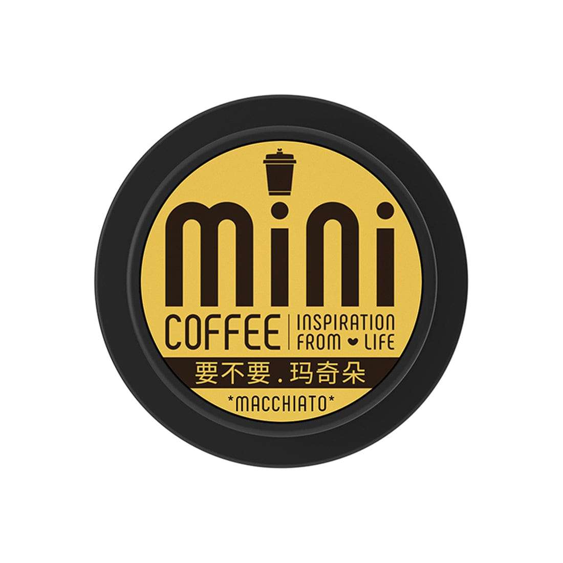 Dark Brown / Orange Color Car Mini Coffee Cup Air Fresheners