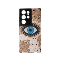 Blue Evil Eye Pattern case for Samsung S22 Ultra/S23Ultra