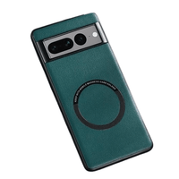 Green Slim Case Support Wireless Charging for Google Pixel 5/6/7 Series