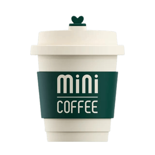 White / Green Color Car Mini Coffee Cup Air Fresheners