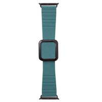 42/44/45/49 MM Green Luxury Microfiber Buckle strap for Apple watches