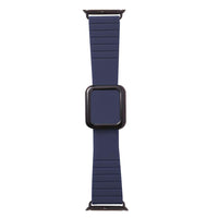 42/44/45/49 MM Navy Blue Luxury Microfiber Buckle straps for Apple Watches
