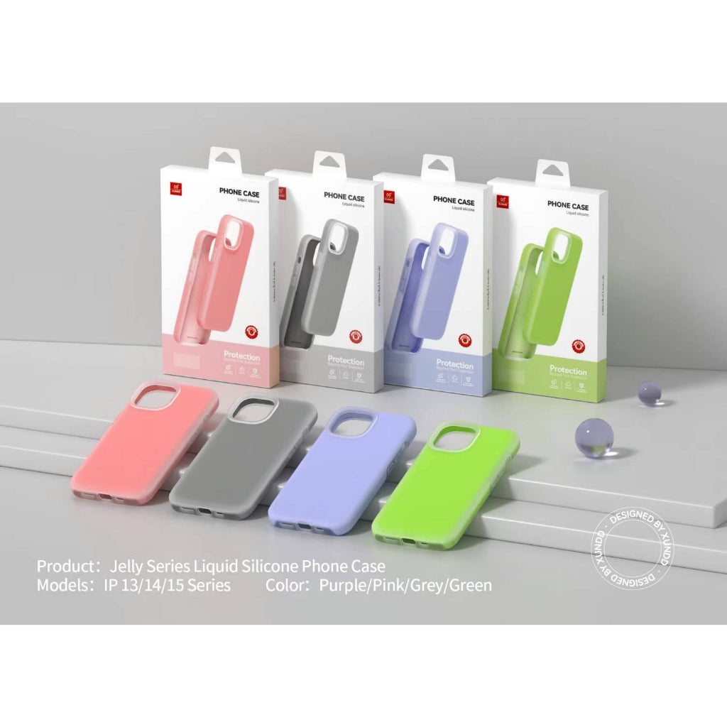 Xundd Jelly Series Case for iPhone 15 - Orange