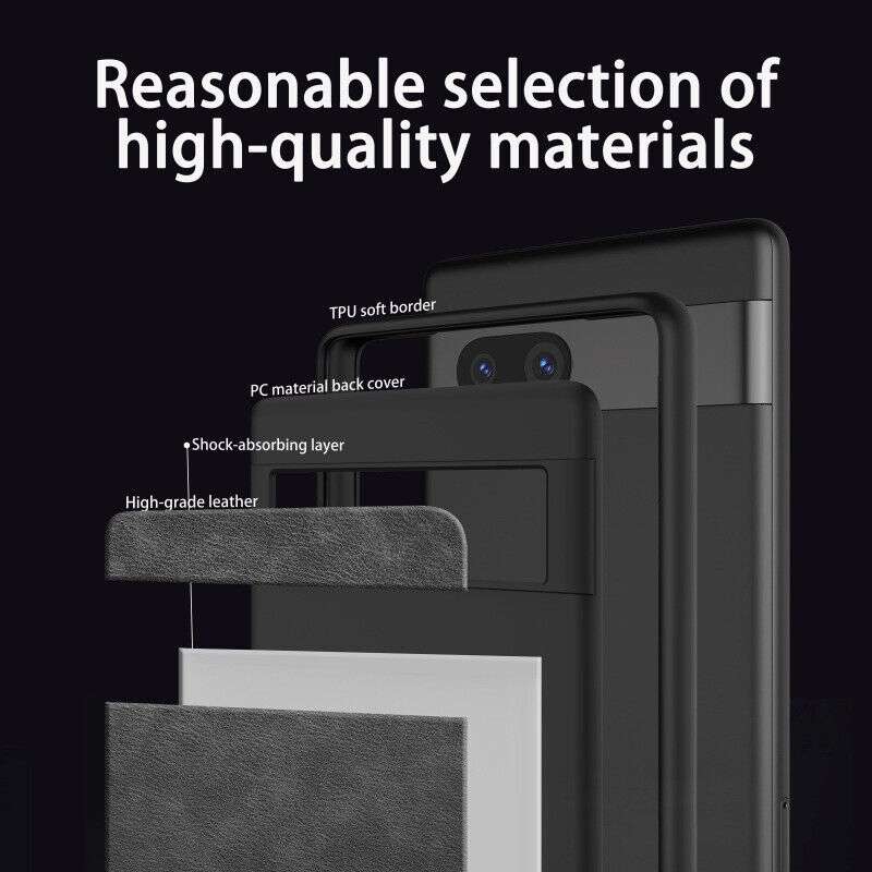 Brown Luxury Leather Case for Google Pixel 7A