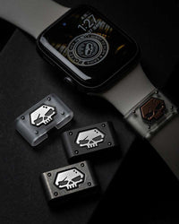 Black with Rose Gold Eagle Smart Watch Charms for Men