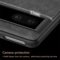 Blue Luxury Leather Case for Google Pixel 7A