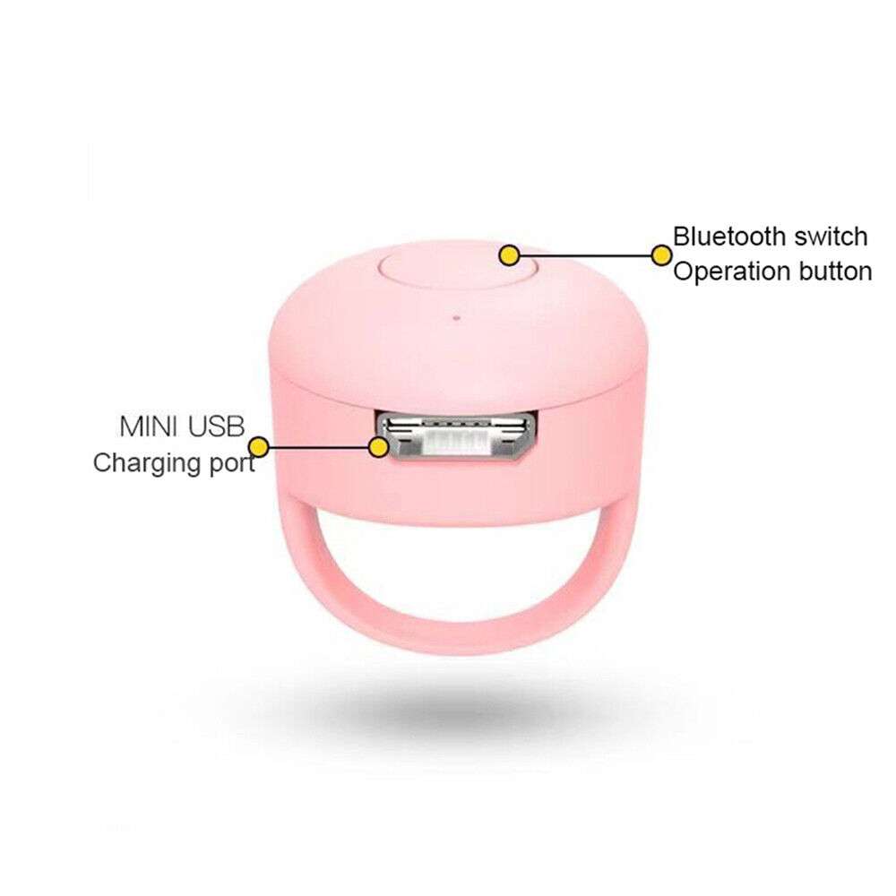 Bluetooth Fingertip Button Video Clicker for social media